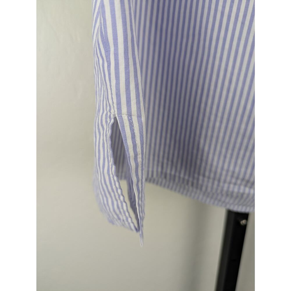 Kate Spade Broome Street Blue and White Stripe Off The Shoulder Top - Picture 7 of 8